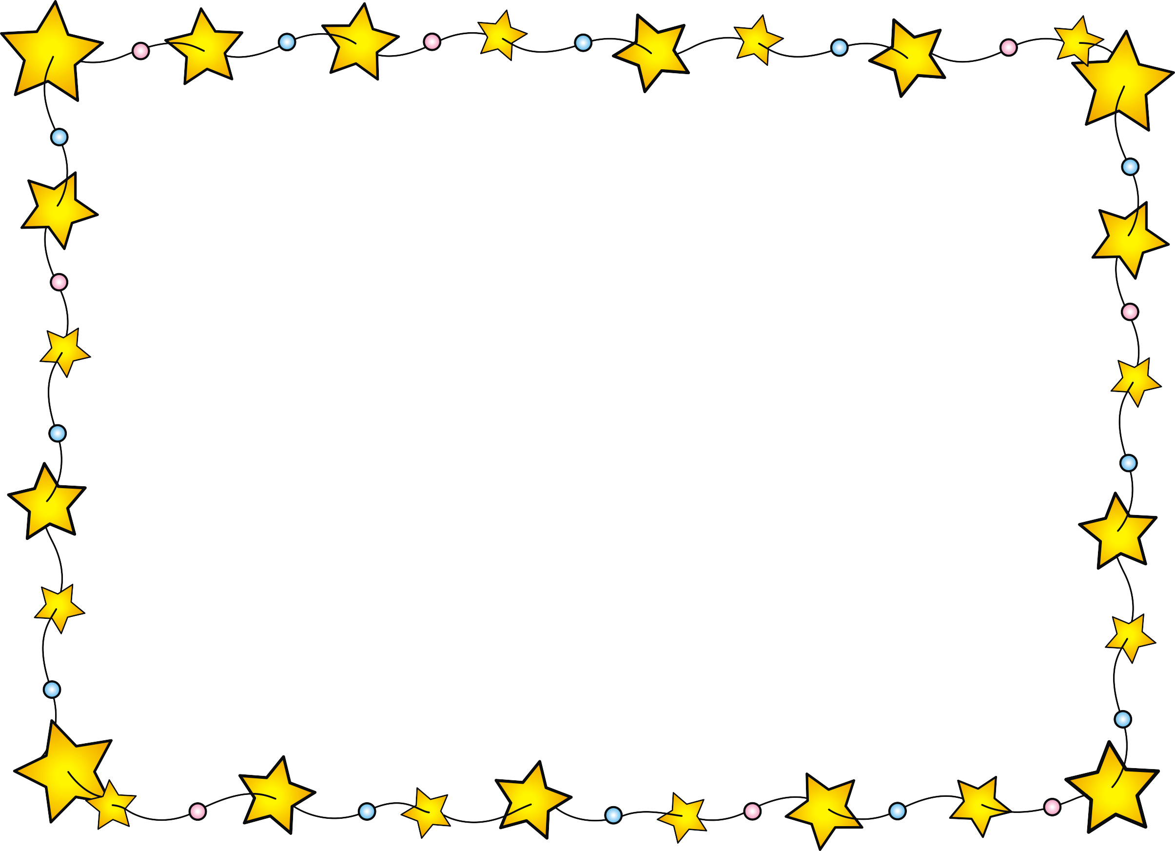 Star Clipart, Free Clipart Images, Cute Clipart, Frame Clipart, Borders