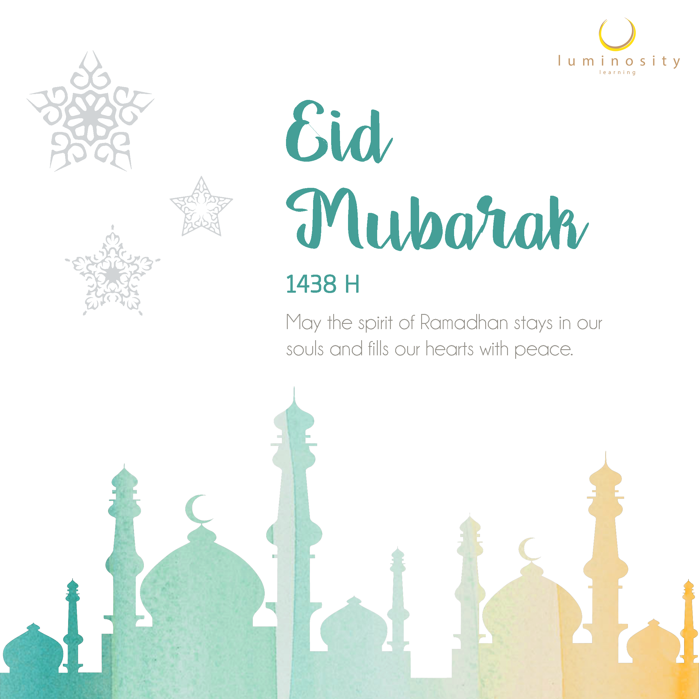 2017 Eid Mubarak Card | Eid mubarak card, Eid mubarak, Portfolio design